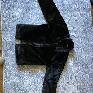 Pacsun x Playboy faux fur coach jacket